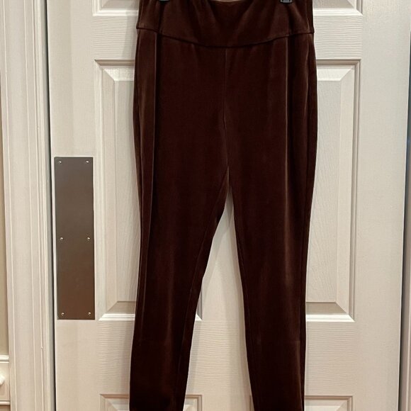 Wonderly Brown Corduroy Flat Front Slim Leg Legging NWT MSRP $49.50 Womens Large - Picture 1 of 8